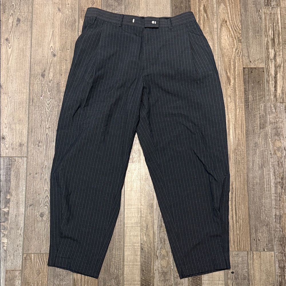 ASOS Black Pinstripe Men's Dress Pants